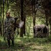 3029 Outdoor 3 Person Brickhouse Hunting Blind, Camouflage
