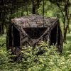 3029 Outdoor 3 Person Brickhouse Hunting Blind, Camouflage