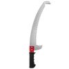 Outdoor Working Telescopic Pole Saw Curved Saw Blade Tree Pruner Pole Saw