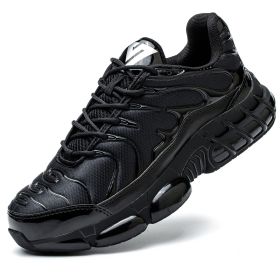 Safety Shoes Men's And Women's Steel Toe Cap Breathable (Option: Black-35)